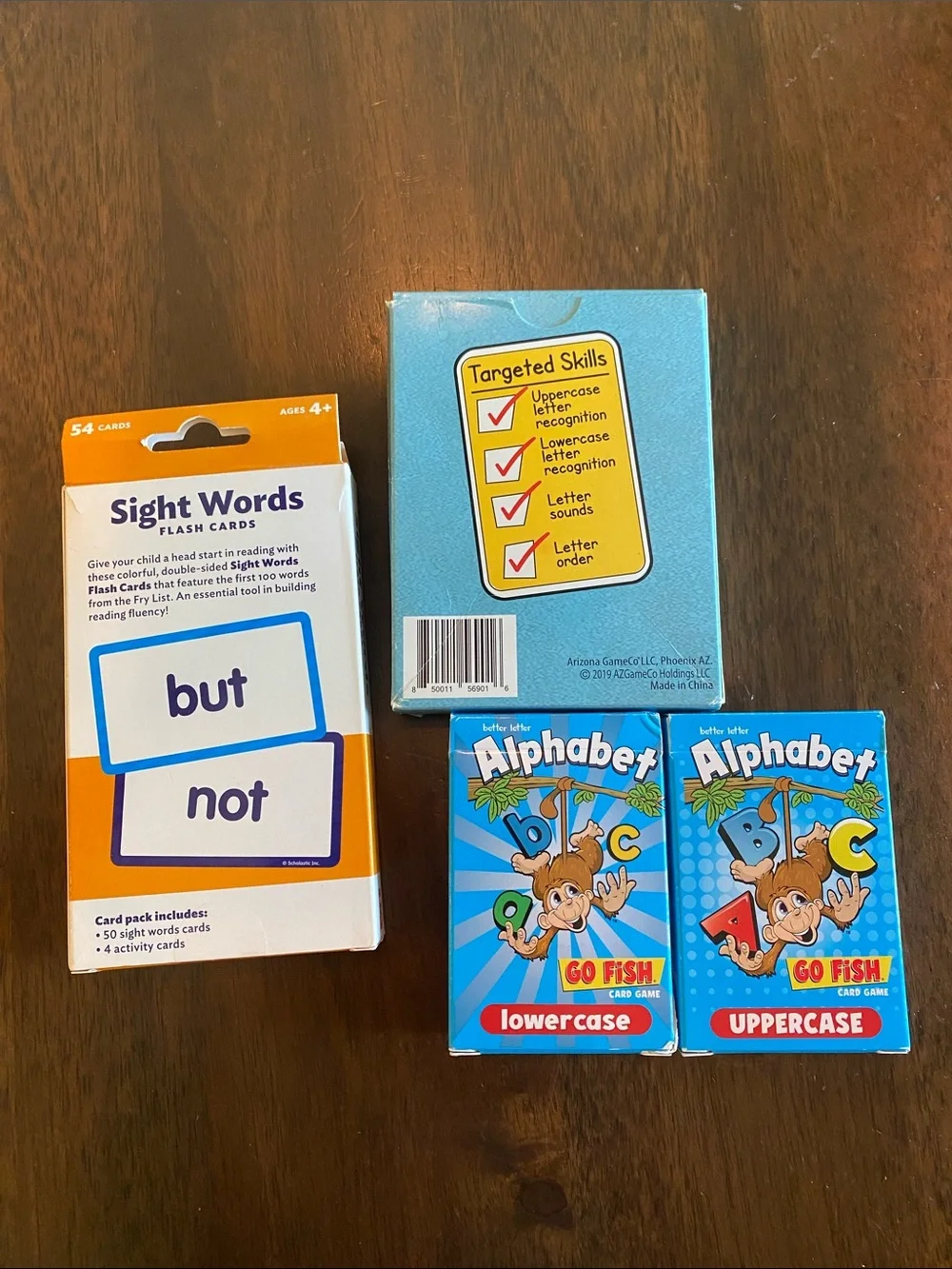 Scholastic Sight Words & Alphabet Flash Cards